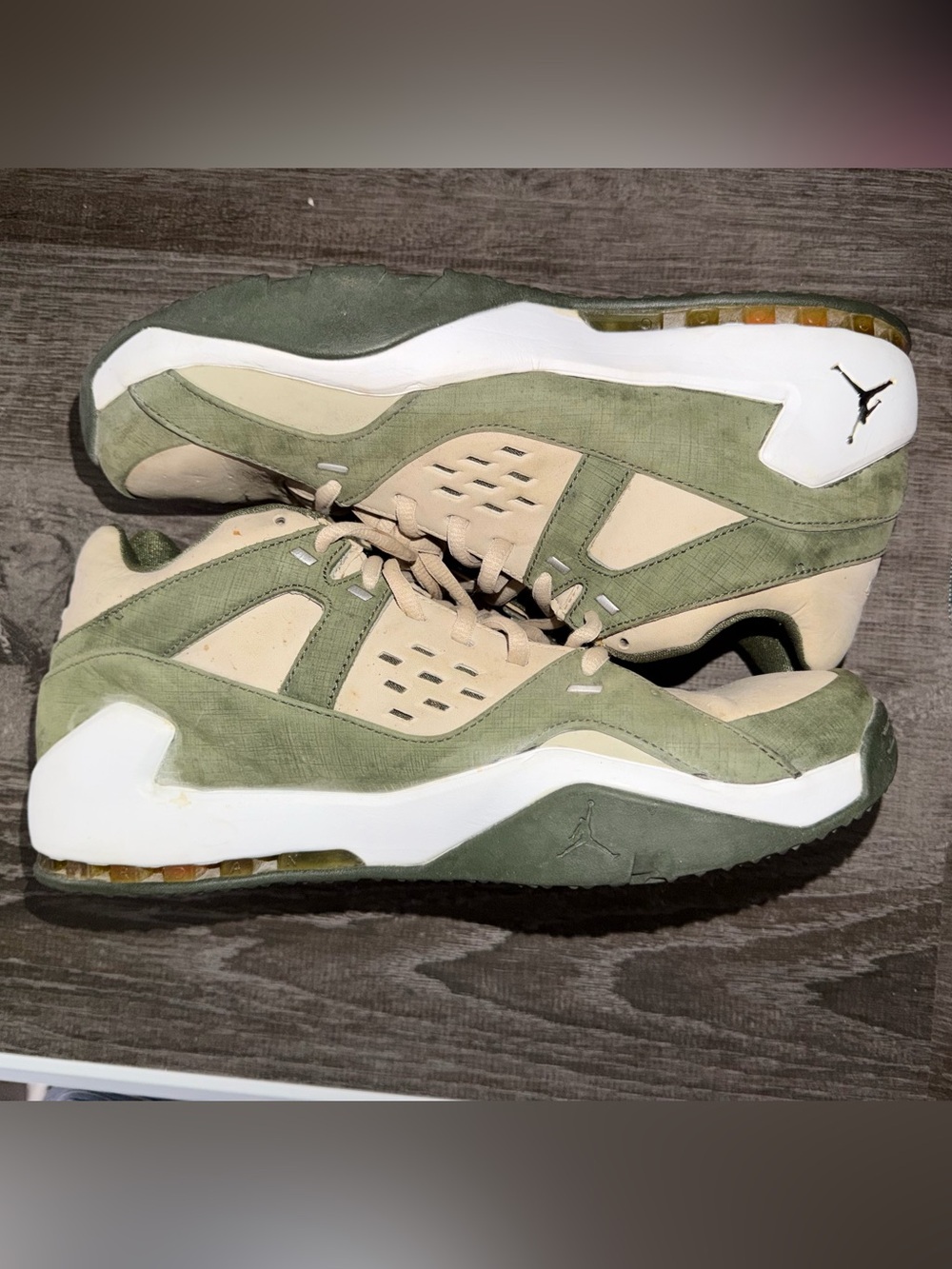 Jordan S.U. Trainer 2006 Army Green Olive Sku 314317-311 Size 10